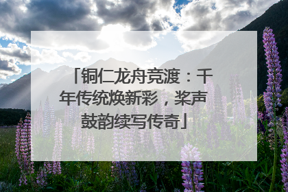 铜仁龙舟竞渡：千年传统焕新彩，桨声鼓韵续写传奇