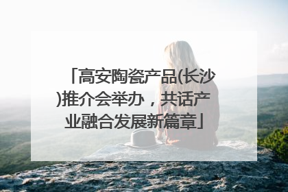 高安陶瓷产品(长沙)推介会举办，共话产业融合发展新篇章