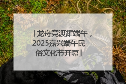 龙舟竞渡耀端午，2025嘉兴端午民俗文化节开幕