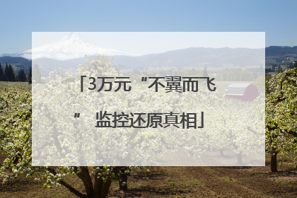 3万元“不翼而飞” 监控还原真相