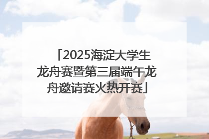 2025海淀大学生龙舟赛暨第三届端午龙舟邀请赛火热开赛