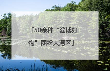 50余种“淄博好物”圈粉大湾区