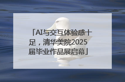 AI与交互体验感十足，清华美院2025届毕业作品展启幕