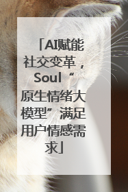 AI赋能社交变革，Soul“原生情绪大模型”满足用户情感需求
